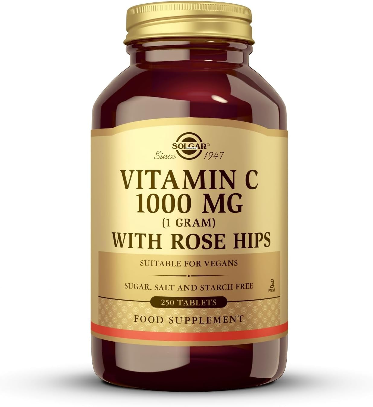 Solgar Vitamina C Con Escaramujo 1000 Mg Comprimidos, Rose Hips - Envase De 250