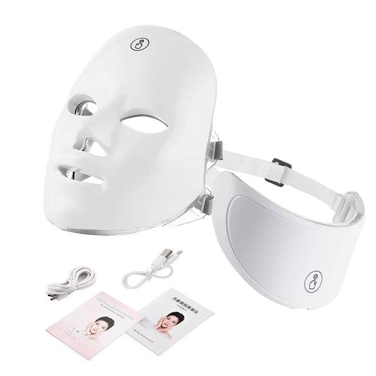 LED Facial Neck Beauty Machine Skin Rejuvenation Massager